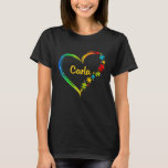 Carla autism awareness heart puzzle idea 2020 T-Shirt