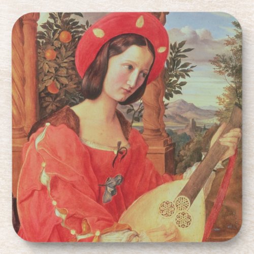 Carla Bianca von Quandt c1820 oil on canvas Coaster