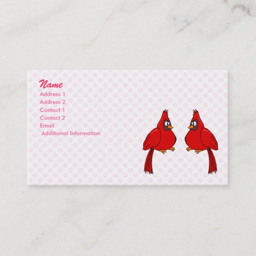 Carlee &amp; Carlie Cardinal Business Cards