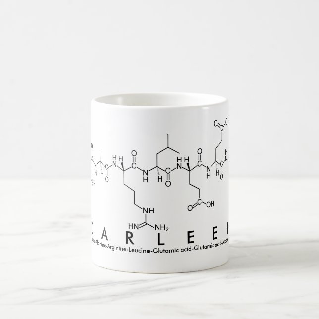 Carleen peptide name mug (Center)