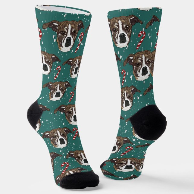 Carleigh Dog Socks (Angled)