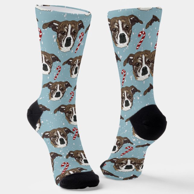 Carleigh Dog Socks (Angled)