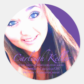 Carleigh's Krewe Photo Round Stickers