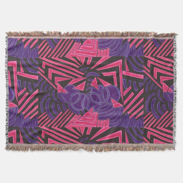 Carlen's JukeBox Throw Blanket (Front)