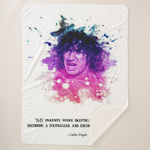 Carles Puyol _ great player Sherpa Blanket