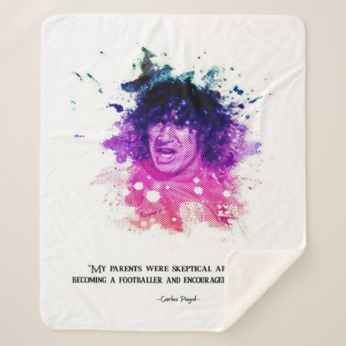 Carles Puyol _ great player Sherpa Blanket