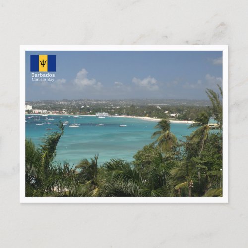 Carlisle Bay _ Barbados Postcard