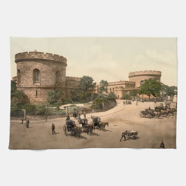 Carlisle Citadel, Carlisle, Cumbria, England Kitchen Towel (Horizontal)