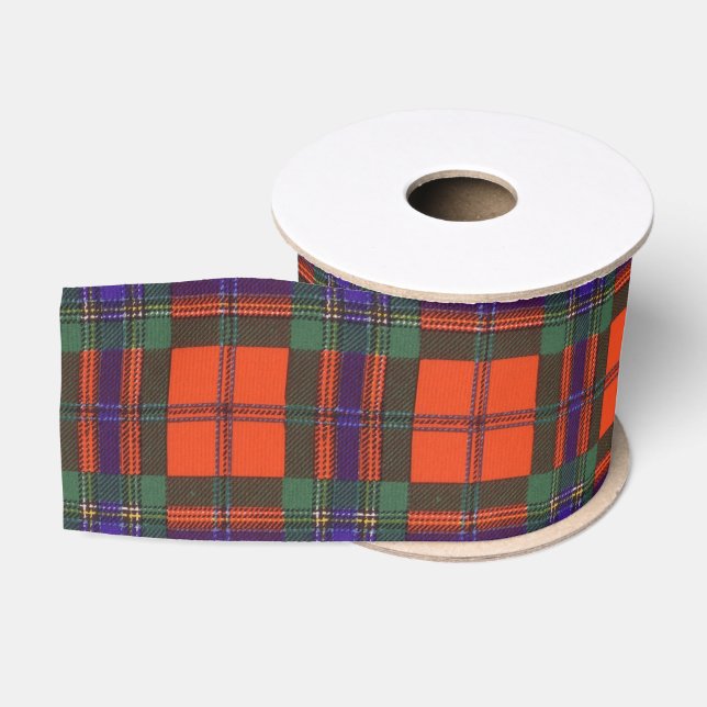 Carlisle clan Plaid Scottish kilt tartan Grosgrain Ribbon (Spool)