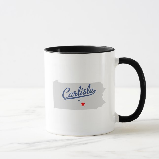Carlisle Pennsylvania PA Shirt Mug (Right)
