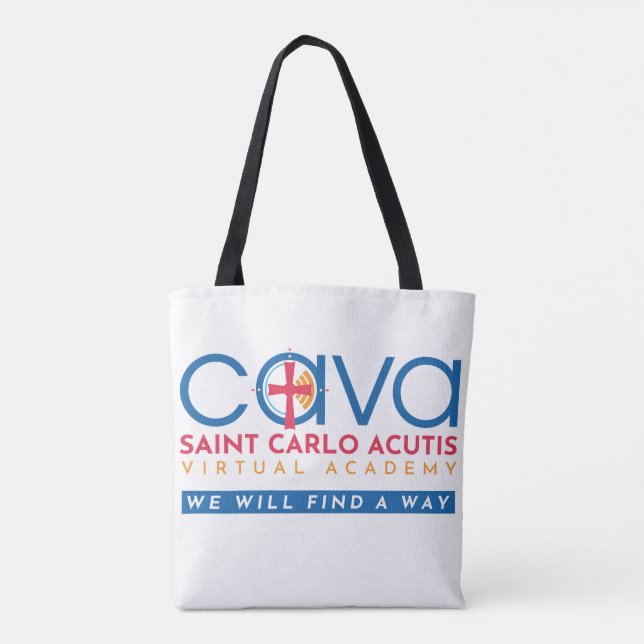 Carlo Acutis Quote Tote Bag (Back)