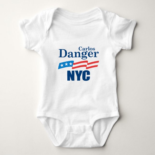 Carlos Danger Baby Bodysuit (Front)