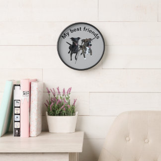 Carlos dogs Wall Clock