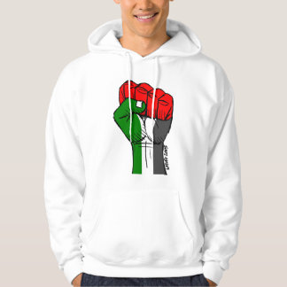 Carlos Latuff's Palestinian Fist Hooded Sweatshirt
