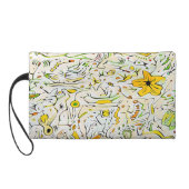 Carlos Primitive Comic Figures with Flower Wristlet Purse (Back)