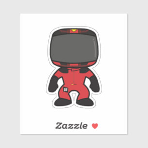 Carlos Sainz Custom Mini Figure – F1 2023 Season Sticker