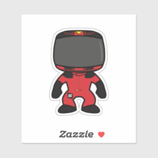 Carlos Sainz Custom Mini Figure – F1 2023 Season Sticker