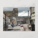View from Castle Street, Carlow town, Ireland postcard