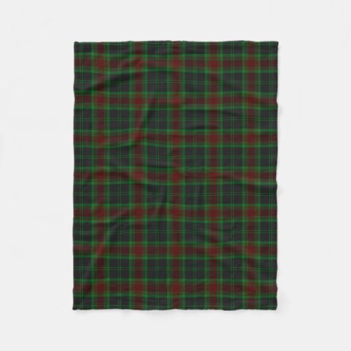 Carlow County Irish Tartan Fleece Blanket