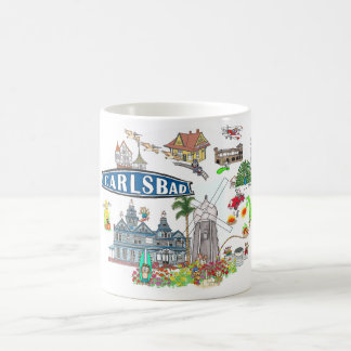 Carlsbad Beach City Fun Coffee Mug