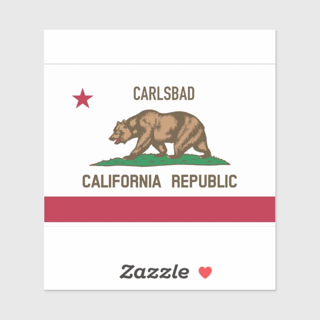 Carlsbad CA Sticker (Sheet)
