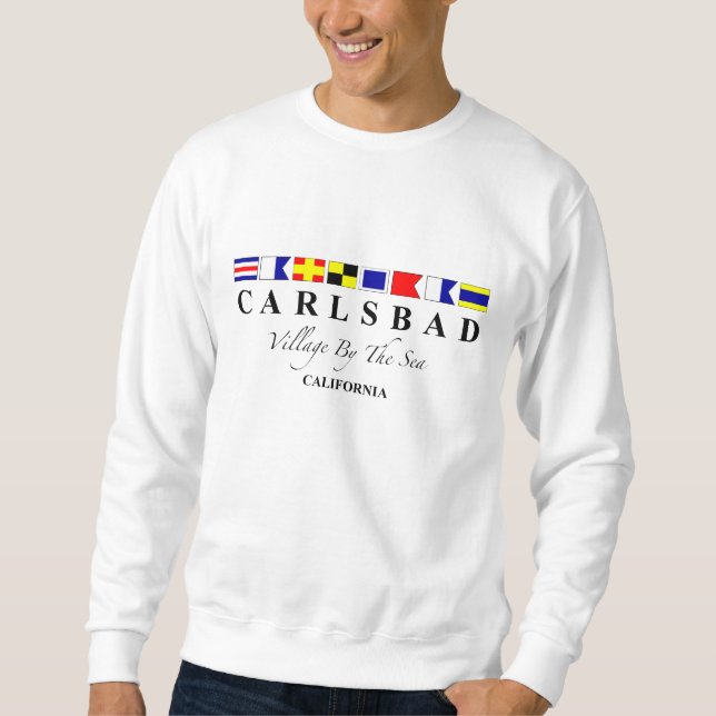 Carlsbad CA - Village By The Sea Sweatshirt (Front)