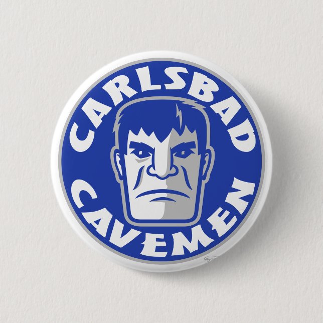 Carlsbad Cavemen Button (Front)