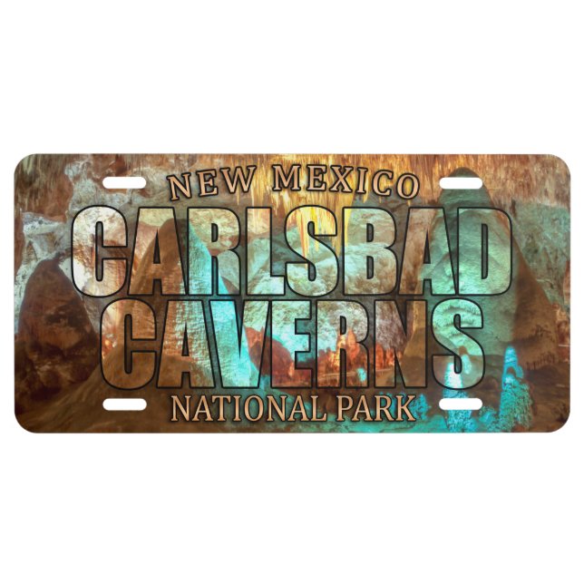 Carlsbad Cavern National Park License Plate (Front)