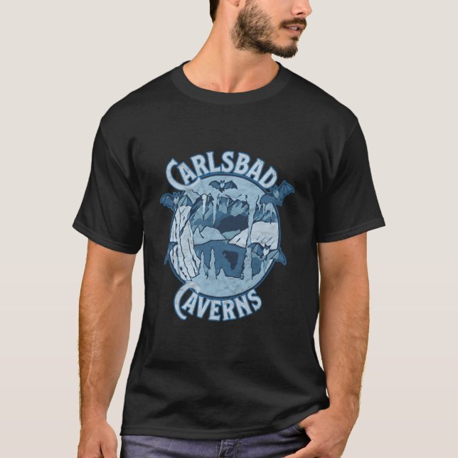 Carlsbad Caverns National Park Cave Bat T-Shirt (Front)