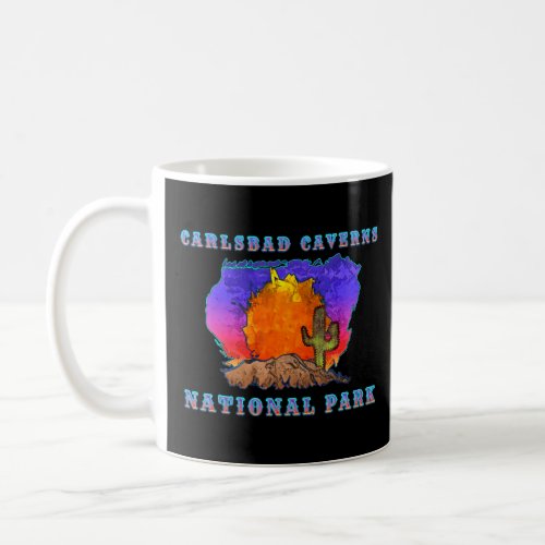 Carlsbad Caverns National Park Desert Sunset Scene Coffee Mug