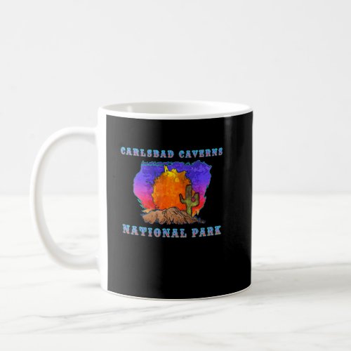 Carlsbad Caverns National Park Desert Sunset Scene Coffee Mug