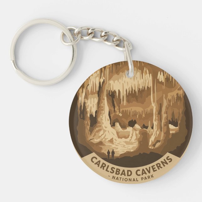 Carlsbad Caverns National Park Keychain (Front)