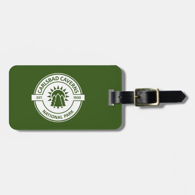 Carlsbad Caverns National Park Luggage Tag (Front Horizontal)