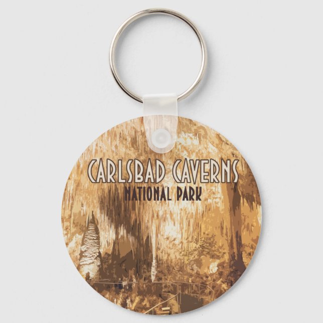 Carlsbad Caverns National Park New Mexico Keychain (Front)