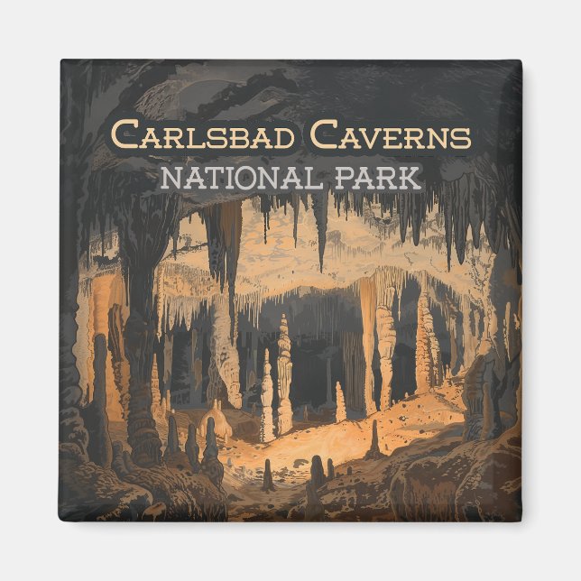 Carlsbad Caverns National Park New Mexico Magnet (Front)