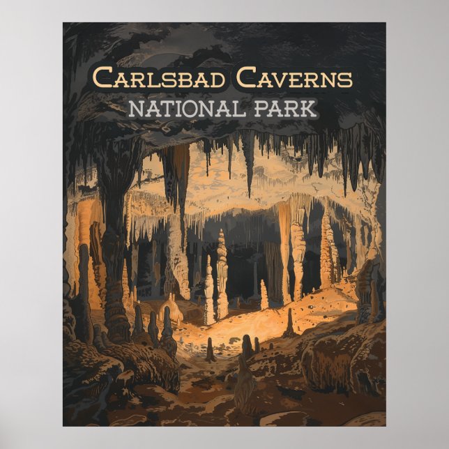 Carlsbad Caverns National Park New Mexico Poster (Front)