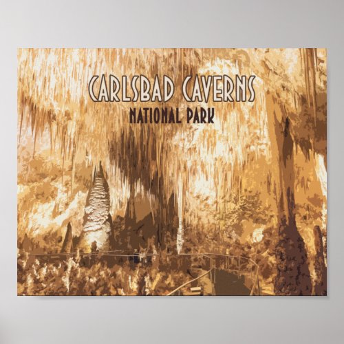 Carlsbad Caverns National Park New Mexico Poster