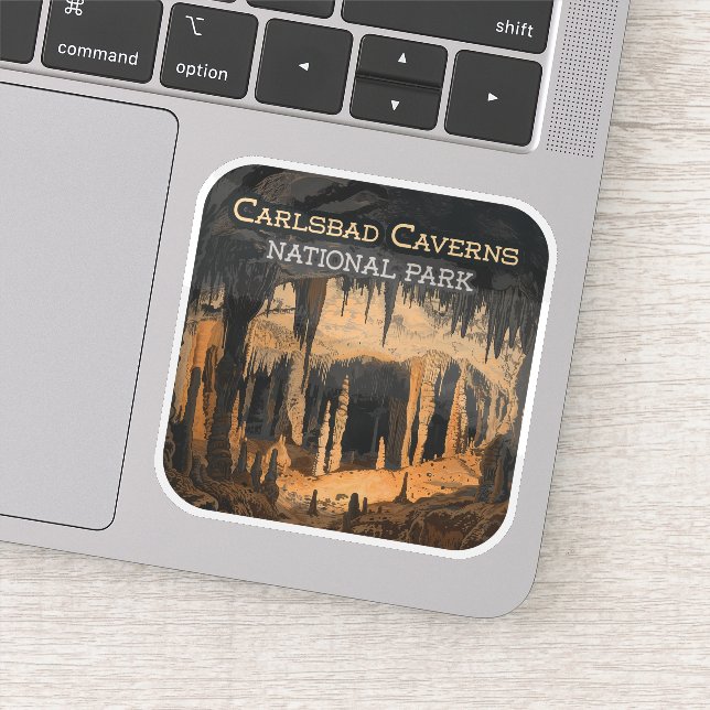 Carlsbad Caverns National Park New Mexico Sticker (Detail)