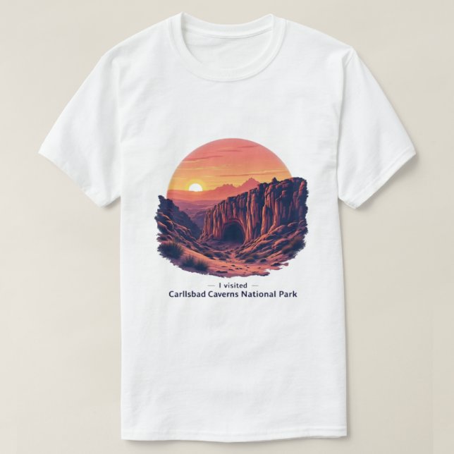 Carlsbad Caverns National Park – New Mexico T-Shirt (Design Front)