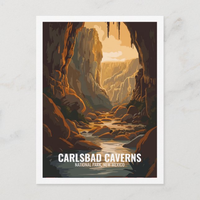 Carlsbad Caverns National Park New Mexico USA  Postcard (Front)