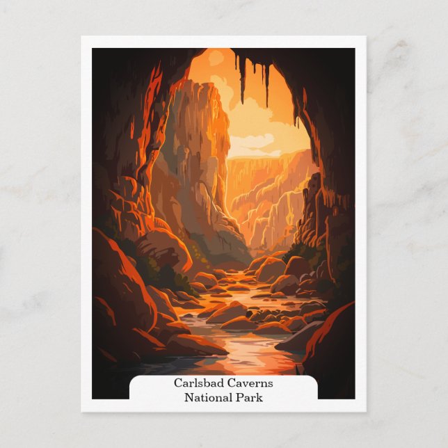 Carlsbad Caverns National Park, New Mexico USA Postcard (Front)