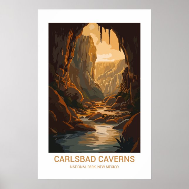 Carlsbad Caverns National Park New Mexico USA  Poster (Front)