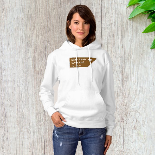 Carlsbad Caverns National Park Road Sign Hoodie (Creator Uploaded)