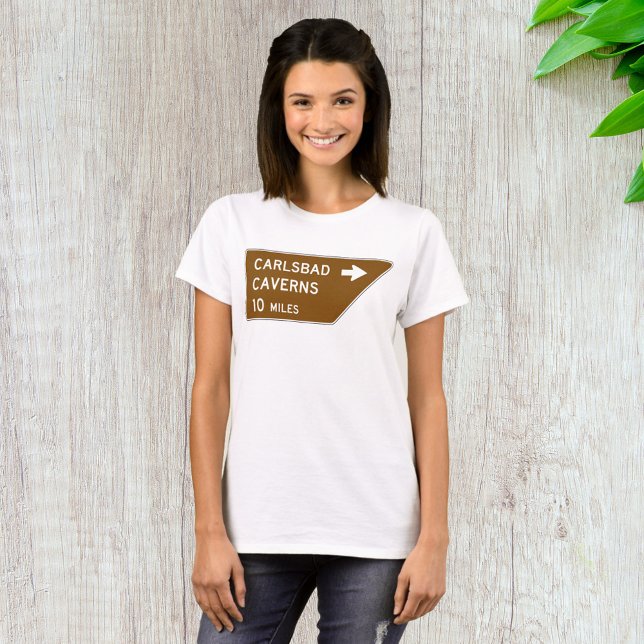 Carlsbad Caverns National Park Road Sign T-Shirt (Creator Uploaded)