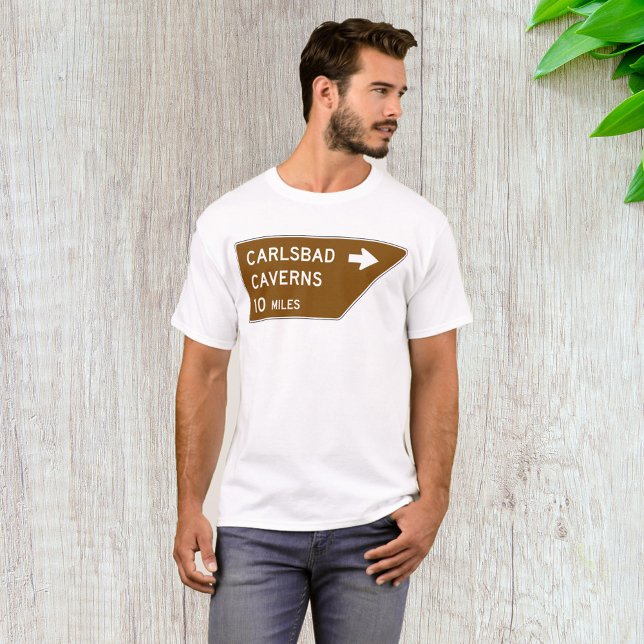 Carlsbad Caverns National Park Road Sign T-Shirt (Creator Uploaded)