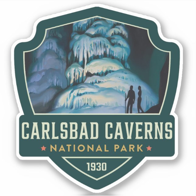 Carlsbad Caverns National Park Sticker (Front)