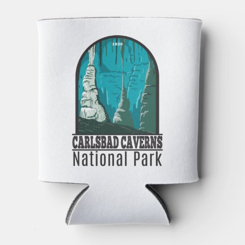 Carlsbad Caverns National Park Vintage Can Cooler