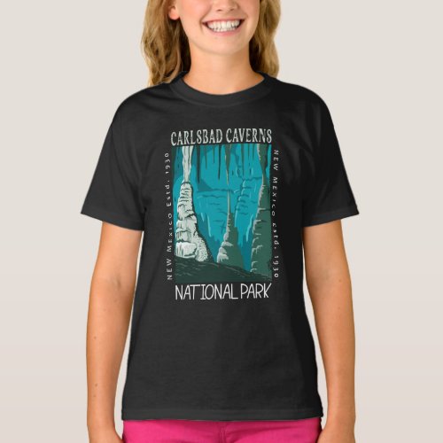 Carlsbad Caverns National Park Vintage Distressed  T_Shirt