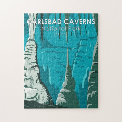 Carlsbad Caverns National Park Vintage Jigsaw Puzzle