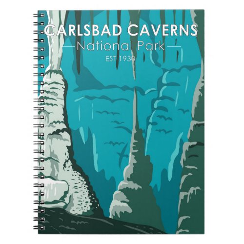 Carlsbad Caverns National Park Vintage Notebook